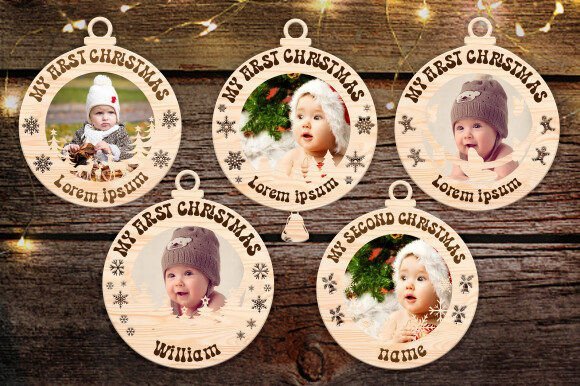 Primera Navidad Del Bebe Creativo Digital